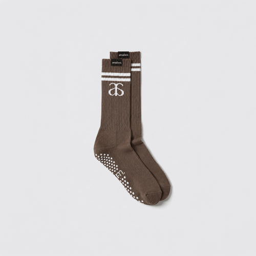 AREAFORM GRIP SOCKS - BROWN