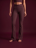 SOFT SCULPT FLARE LEGGING - BURGANDY